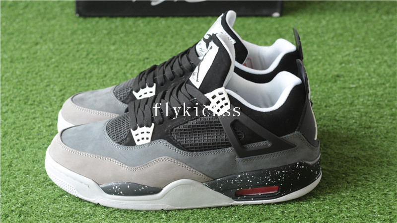Authentic Air Jordan IV 4 Stealth Fear Oreo